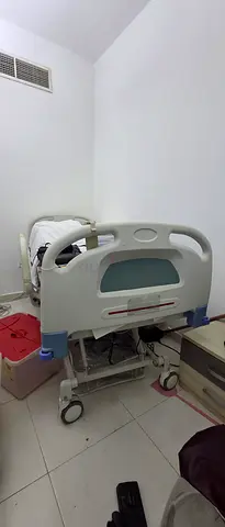 Medical bed / Hospital bed with Mattress and Table