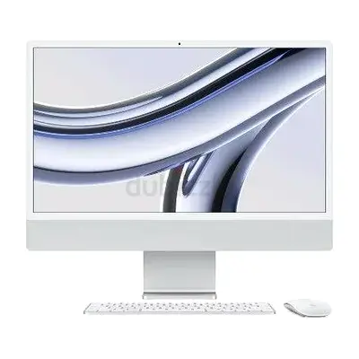 All-in-One Desktop PC with Keyboard & Mouse - Clean White Design