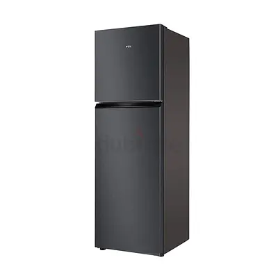 TCL Refrigerator 480L Double Door Fridge with Freezer, Grey 1 Year Warranty