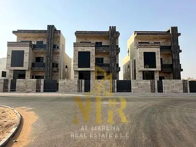 ** فيلا فاخرة بواجهة حجرية للبيع في الياسمين – عجمان!** *تصميم عصري | تشطيبات عالية الجودة | موقع استراتيجي  لامتلاك فيلا واسعة تناسب العائله