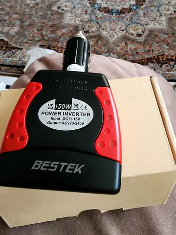 BESTEK MRI1513U-UK PLUG 150 W Power Inverter Car Laptop Charger DC 12V to AC 230V 240V Converter Ada