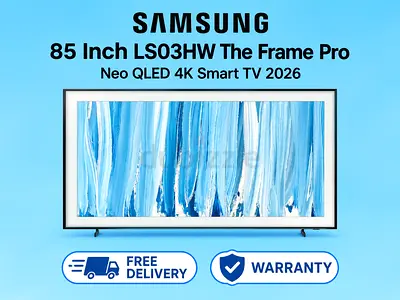 Samsung 85 Inch LS03HW The Frame Pro Neo QLED 4K Smart TV 2026