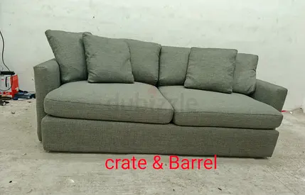 Top quality crate and barrel loveseat sofa