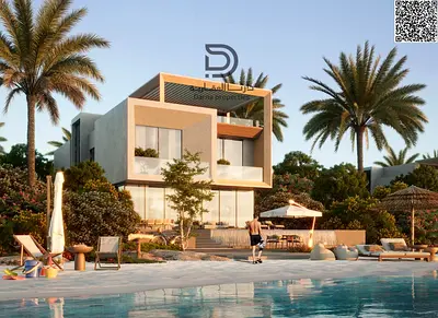Spacious Sea View 6BR Villa with Lift: 10% DP, 30/70, 2Yr Post-Handover, Golden Visa