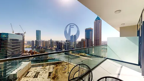 Furnished 1BR Apartment | Zada Tower | City & Marina Views