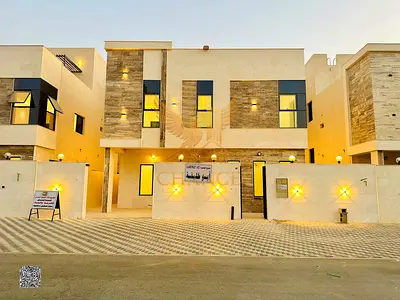 Largest rooms in Ajman, ground floor, first floor and roof, in the Al Amrah area, Ajman, directly on Mohammed Bin Zayed Road.