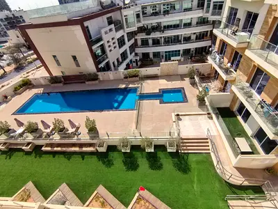 FULL POOL VIEW-FURNISHED STUDIO-READY TO MOVE