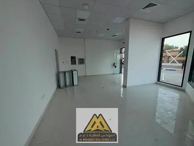 An excellent opportunity to rent a corner commercial shop in Liwara 2, Ajman, ideally located near Orient Towers and the Ajman Free Zone