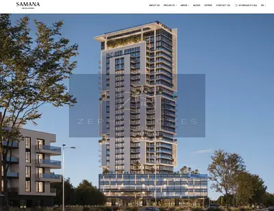 Furnished Office | Samana Barari Avenue | Community & Skyline Views