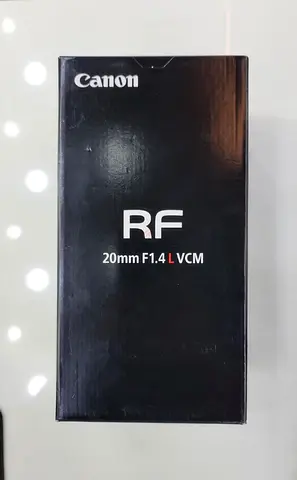 CANON CAMERA LENS RF 20MM F/1.4 L VCM BLACK