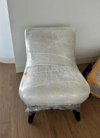 Upholstered Accent Chair - Cream, Good Condition