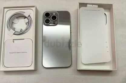 Used iPhone 15 Pro natural titanium - excellent Condition, like new. No scratches.