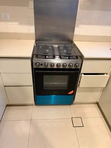 Midea Gas Cooker Oven Size 60cm Width 60cm Depht