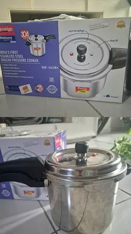 Prestige 5.5L Stainless Steel Pressure Cooker - Used, Good Condition