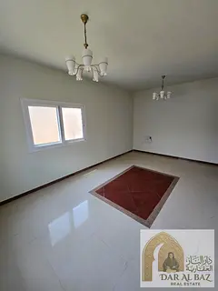 Spacious 1-bedroom apartment in Al Butina with balcony, central AC, open view, easy access to Ajman 