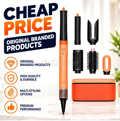 Multi-Function Hair Styler Set with Brush & Attachments - Gently Used