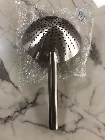 Stainless steel skimmer/strain ladle - new condition