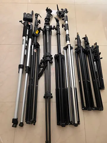 Ultimate Photography/Studio Gear Lot – Manfrotto Tripods & Light Stands