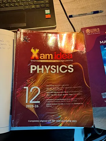 ⚠️Xam idea Physics And Chemistry 12 (2025-26) - Complete Textbook Solutions and Board PYQ⚠️