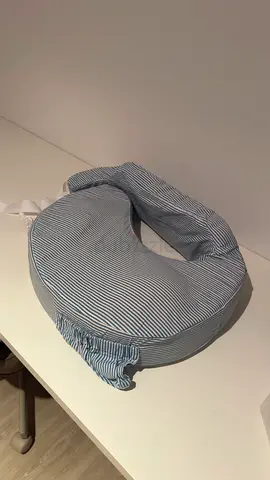 my brest friend nursing pillow - blue striped in good condition