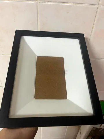 2 Black Framed Decorative Mirror / Photo Frame - Good Condition