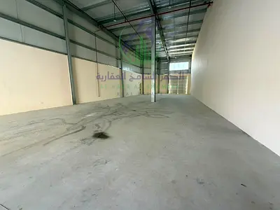Brand new 12,235 sq ft warehouse in Al Sajaa, 33 kW, fire system, Civil Defence, suitable for all activities, main road, easy truck access.