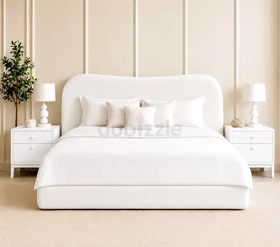 White Brand New Queen size bed storage bed good quality Queen bed strong