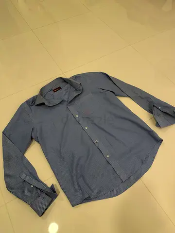 Regal Stitch Men's Check Formal Shirt - Size Large