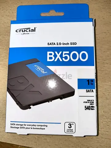 Crucial BX500 1TB SATA 2.5" SSD (broken Retail Box)