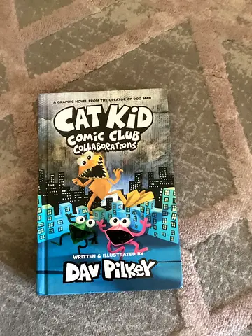 Cat Kid Comic Club: Collaborations by Dav Pilkey - Hardcover (used)
