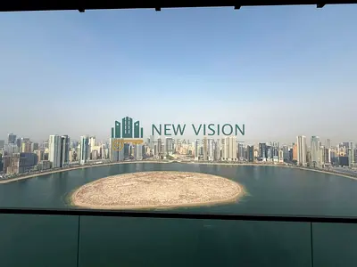 2باركينج|اطلالةبحرية|جميع الغرف ماستر|غرفة خادمة|برج جديد|موزع|خلف مركزاكسبو الشارقة|