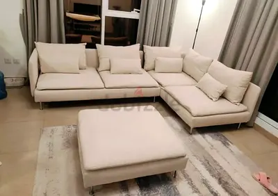 IKEA Sodhermn Corner Sofa Beige
