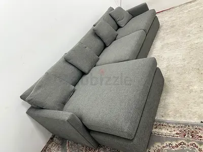 Looks great condition crate&barrel lounge deep lshape sofa