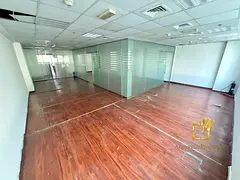 CHILLER FREE | SEMI-FITTED OFFICE | NEAR BURJUMAN METRO