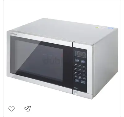 Sharp Stainless Steel Microwave Oven with Grill