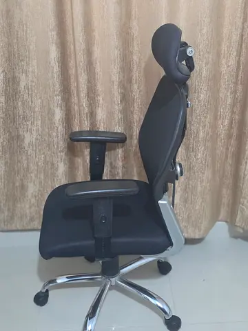 Ergonomic Office Chair with Adjustable Headrest and Lumbar Support