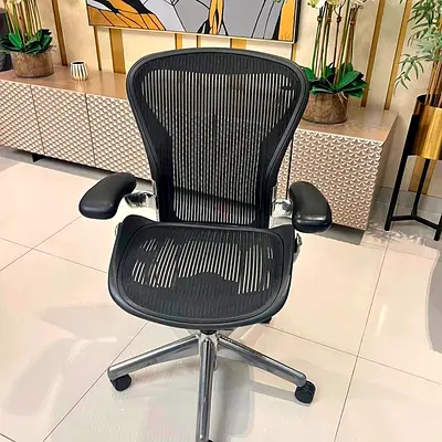 Free Delivery Herman Miller Ergonomic Mesh Office Chair with Adjustable Arms and Lumbar Support