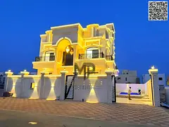 Luxury Villa with Pool for Sale in Al Helio 2 – Ajman | 5 Bedrooms + Majlis + 2 Living Areas + Roo