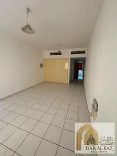 **15 Days Free!** Spacious studio in Al Khan featuring ample space, central air conditioning, and bu
