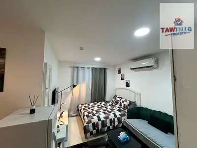 استديو للإيجار الشهري في النخيل عجمان شامل الفواتير بـ 2800 درهم