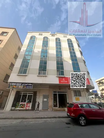 Apartment for rent, two bedrooms and a living room, prime location, Ajman, Al Nuaimiya 2, Abu Hamad Building