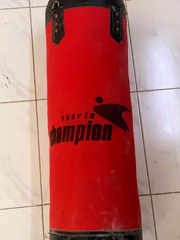 Used standing heavy punching bag - Champion Sports