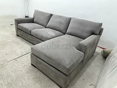 Looks great condition crate&barrel lshape sofa