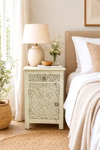 White Marina Home Cabinet - Reduced - AED425