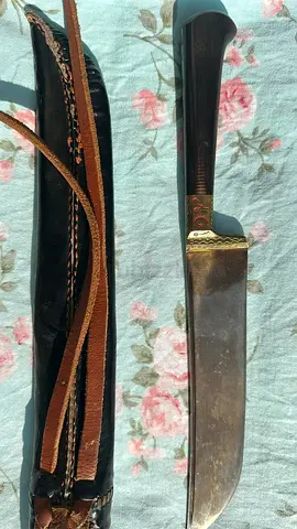Rare Antique Uzbek Pchak Knife - Anti-Poison Handle