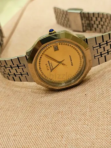 Technos Sapphire Crown Classic Dress Watch - Stainless Steel, Date