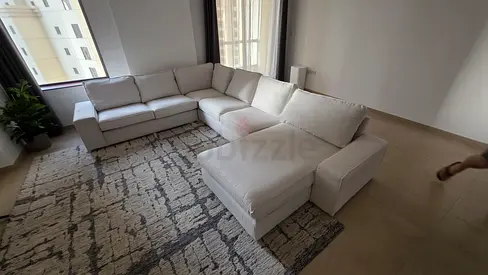 Ikea kivik ushape sofa beige