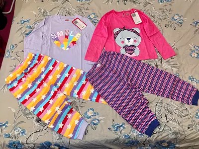 Brand new in original packing 2 kids costumes,sleep wear,home wear in quality cotton for 4-5 years