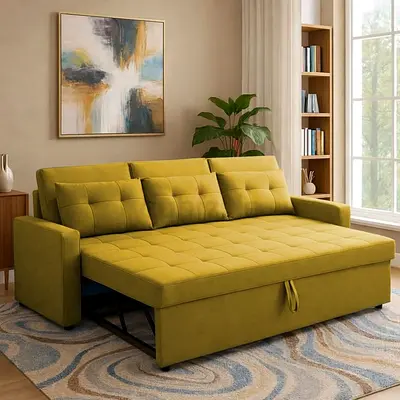 Brand new 3 seater L shape Sofa bed