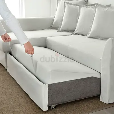 Light gray 3 seater Sofa bed